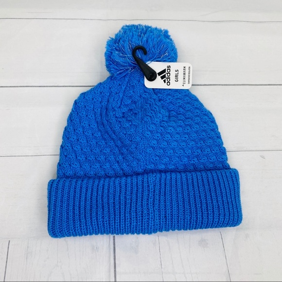 NWT Girls Adidas Twilight Lurex Beanie - Picture 2 of 4